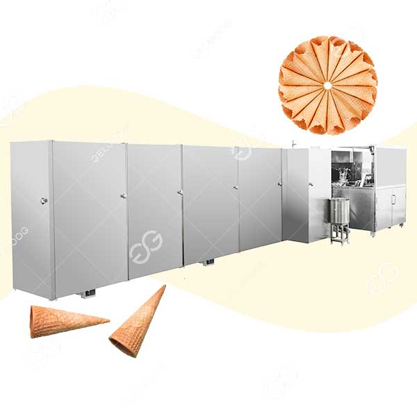 Ligne De Production Des Cornets 1500 - 7500 PCS/H