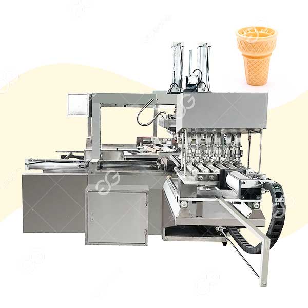 Machine À Cornet De Gaufrette De Crème Glacée Automatique