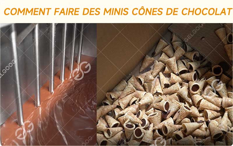 Comment Faire Des Minis Cônes De Chocolat