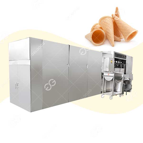 Machine Automatique À Cornet De Glace En Gaufrette