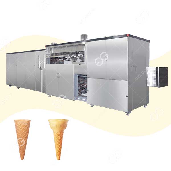 Ligne De Fabrication De Cornet De Glace Complète
