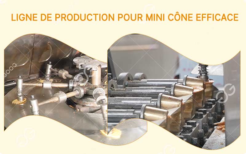 Flux De Traitement De La Ligne De Production Pour Mini Cône