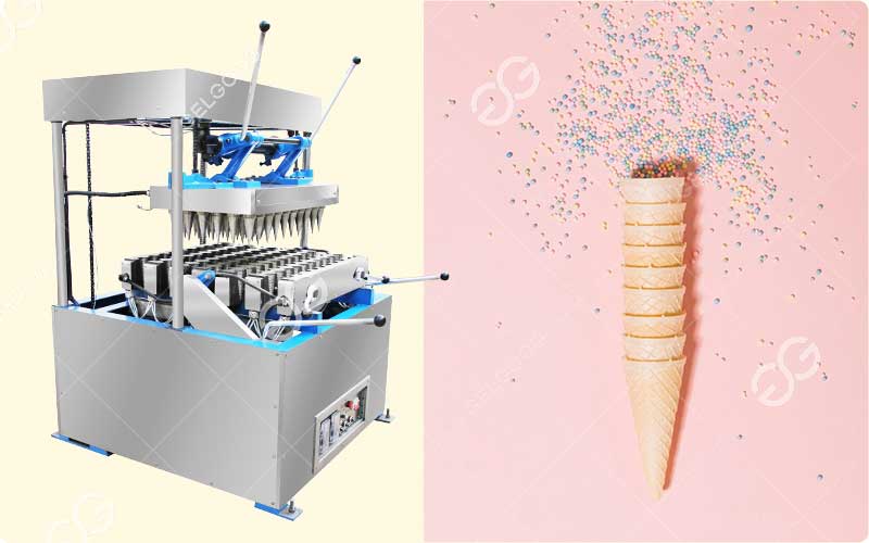 Description De La Machine Semi-Automatique De Cornet Crème Glacée