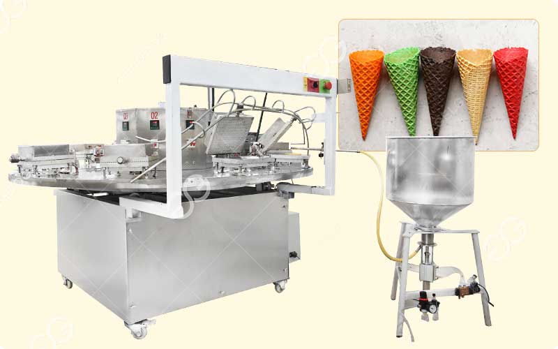 Présentation De La Machine De Fabrication De Cornets À Crème Glacée