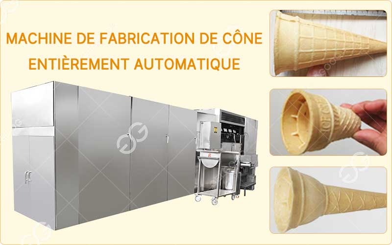 Caractéristiques Techniques De La Machine De Fabrication De Cône De Crème Glacée