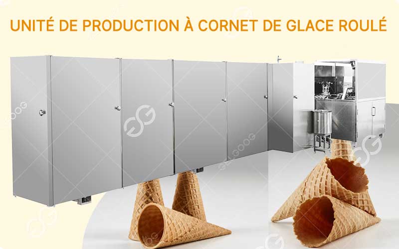 Composants De L'Unité De Production À Cornet De Glace