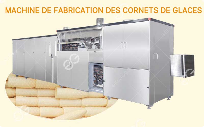 Étapes De Traitement De La Machine De Fabrication Des Cornets De Glaces