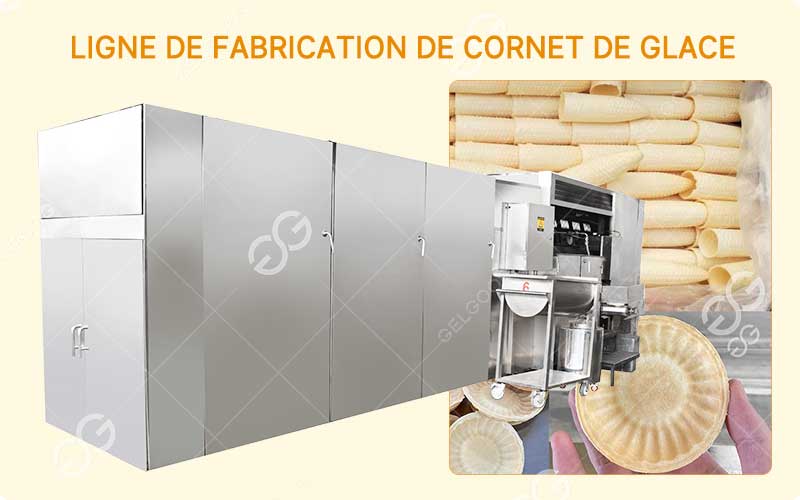Caractéristiques De La Ligne De Fabrication De Cornet De Glace