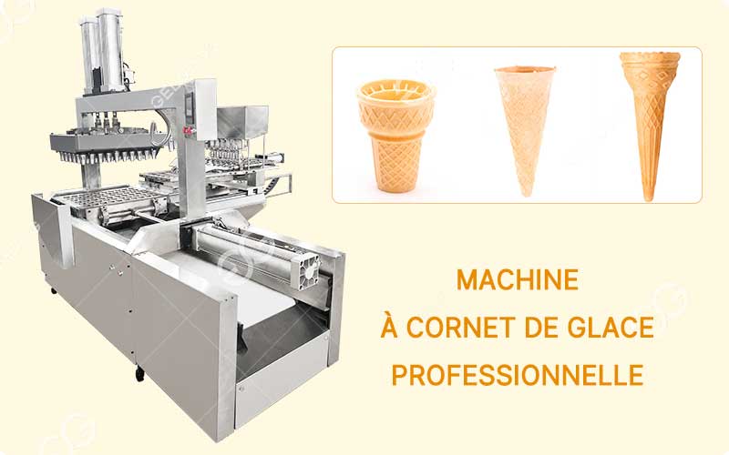 Caractéristiques De La Machine À Cornet De Glace Professionnelle