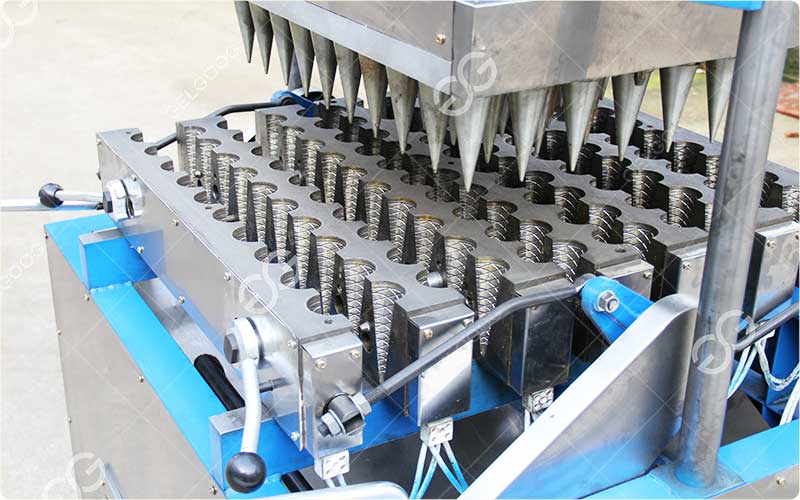 Fonctionnement De La Machine De Fabrication De Cônes De Glace En Cinq Étapes