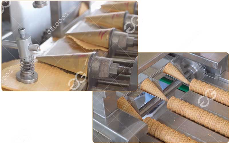 Machine Automatique De Fabrication De Cônes