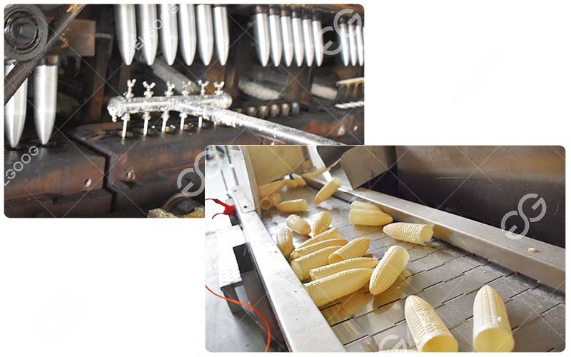 Flux De Traitement De La Ligne De Fabrication De Cornet De Glace