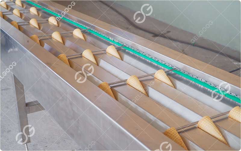 Détail De L’Équipement De Fabrication Cornet De Glace Industriel