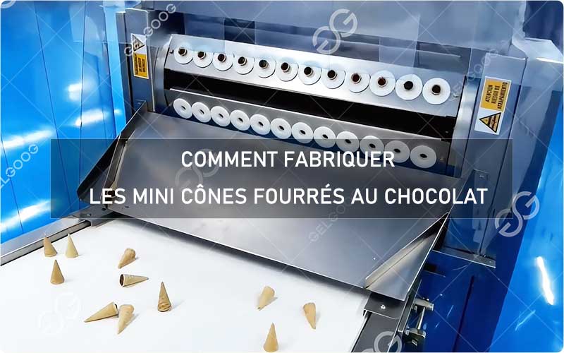 Comment Fabriquer Les Mini Cônes Fourrés Au Chocolat