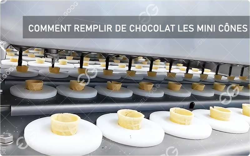 Comment Remplir De Chocolat Les Mini Cônes