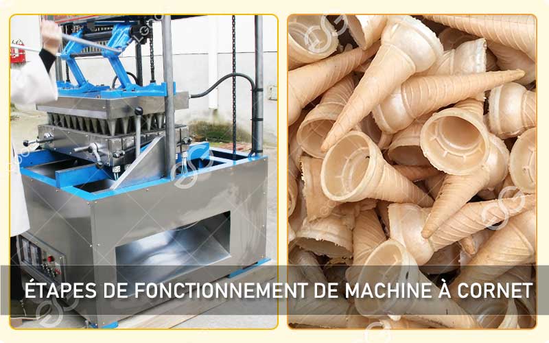 Étapes De Fonctionnement De Machine À Cornet Semi-Automatique