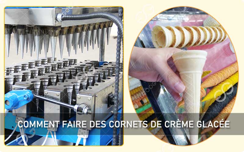 Comment Faire Des Cornets De Crème Glacée Dans L'Usine