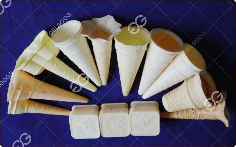 Présentation Du Produit Fini De La Machine À Faire Les Cônes De Glace