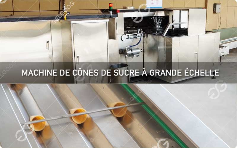 Machine De Cônes De Sucre À Grande Échelle