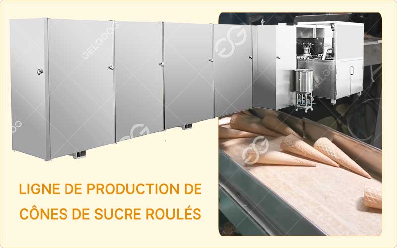 Ligne De Production De Cônes De Sucre Roulés