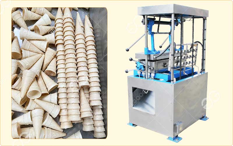 Machine À Cônes De Crème Glacée Commerciale
