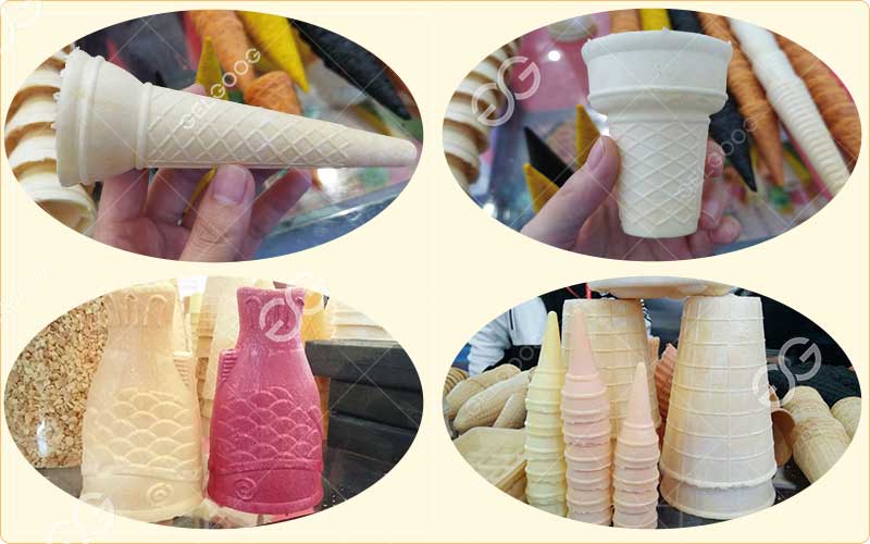 Large Application De La Machine Automatique De Cornets